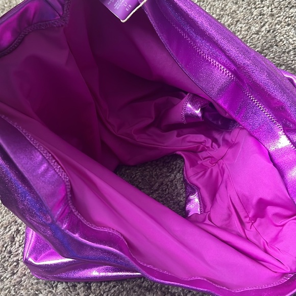 Skims METALLIC SWIM V-WAIST SHORT Dragon Fruit Sz large - Picture 10 of 12